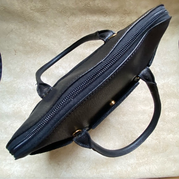SISO Genuine Suede Leather Purse, Black - Picture 3 of 8